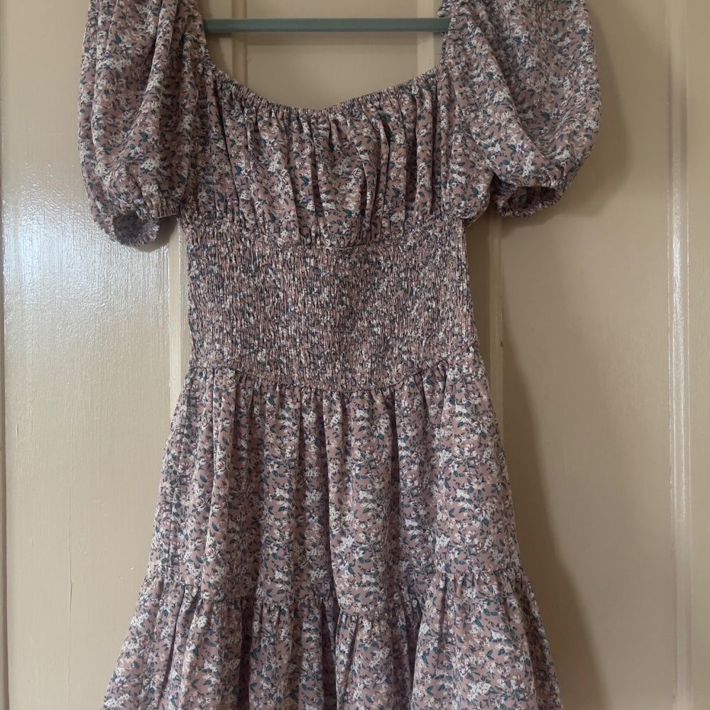 Smock Waist Dress - Picture 2 of 3